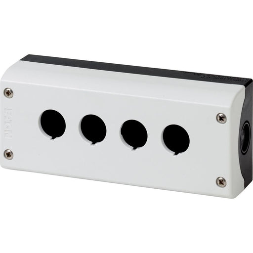 Eaton - Gehäuse für Befehls- und Meldegeräte Aufbaugehäuse M22-I4 f.4 Taster 22mm