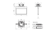 RP-Technik - Sicherheitsleuchte LED-Rettungszeichenleuchte AIE009ML-AZ ZB + ML, anthrazit