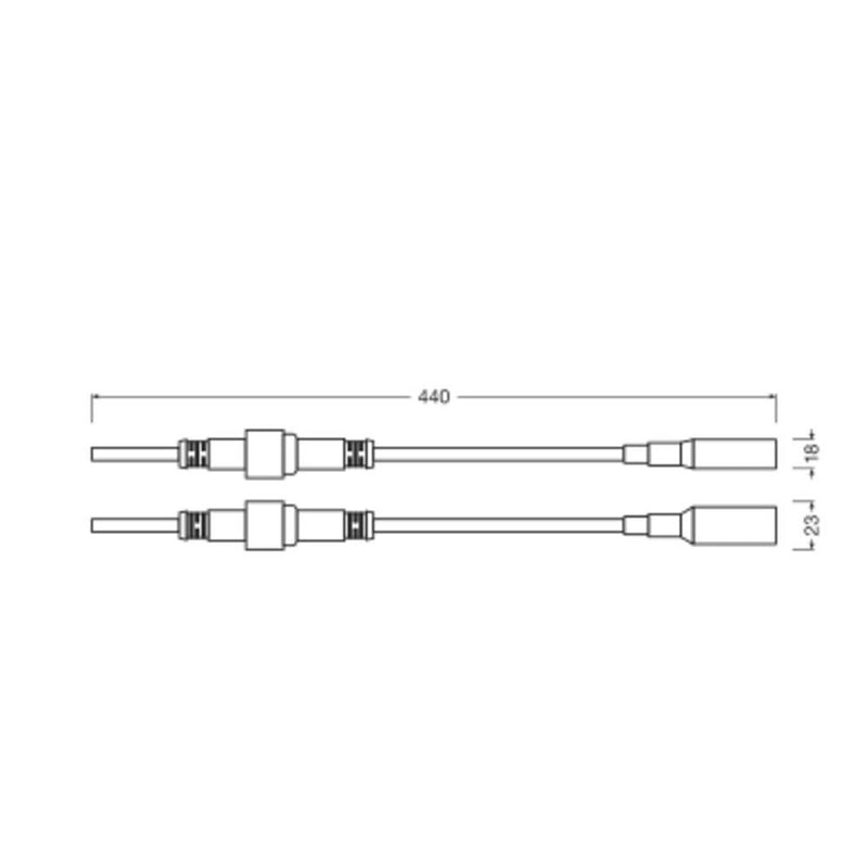 Ledvance - Zubehör/Ersatzteile für Lichtschlauch/-band LED-Stripes-Verbinder LS AY AC-CP/P2/300/P