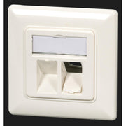 EFB-Elektronik - Einsatz/Abdeckung für Kommunikationstechnik Rahmenset für Keystone ET-25085V3 2 Port