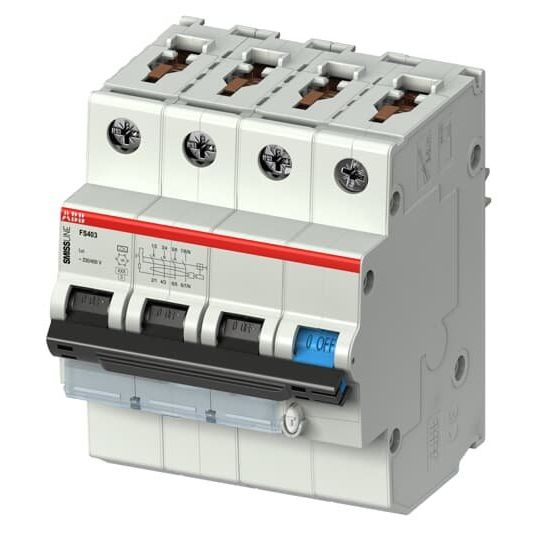 ABB Stotz S&J - Kombination FI-Schalter/Leitungsschutzschalter FI/LS-Schalter FS403M-C20/0.1 C, 20A, 100mA, 10kA