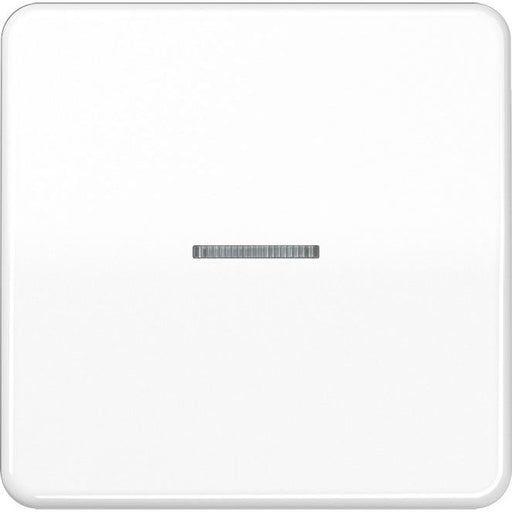 Jung - Bussystem-Tastsensor KNX RF Taster 1fach CD 10911 ST RF WW Duroplast, Serie CD