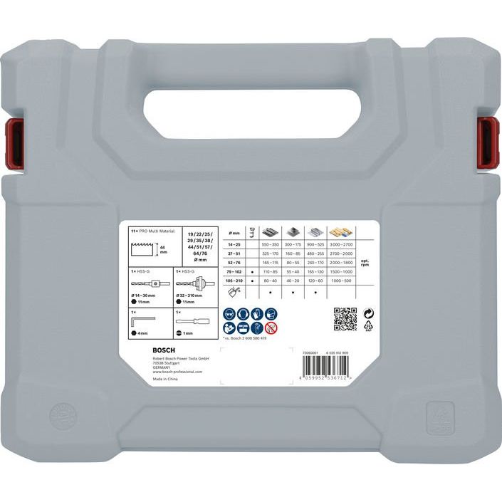 Bosch Power Tools - Werkzeugset PRO Multi Material 2608900525VE(17) Lochsägen-Set  − 1 Packung