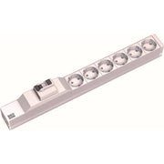 Bachmann - Power distribution unit (PDU) 19Zoll Steckdosenleiste 6f 333.411 Schutzk.1HE,1xFI,alu