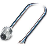 Phoenix Contact - Rundsteckverbinder, feldkonfektionierbar (Industriesteckverbinder) Wanddurchführung SACC-EC-M12 #1554610 Sensor-/Aktor