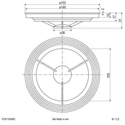 EVN Lichttechnik - Lichttechnisches Zubehör/Ersatzteile für Leuchten Blendschutz PC671024BS für PC67102402