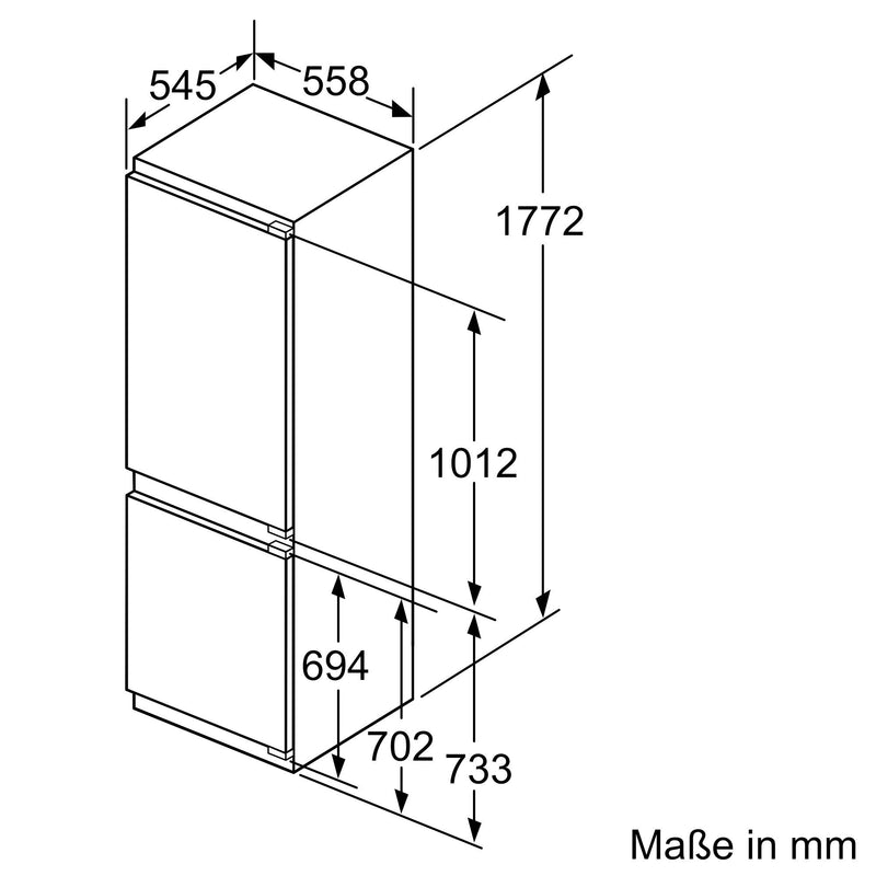 Bosch - Kühl-/Gefrierkombination EB-Kühl/Gefrierkombi KIS86AFE0 Serie6