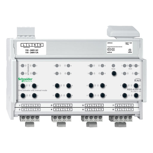 Schneider Electric - Bussystem-Jalousieaktor Jalousieaktor MTN649808 REG-K/8x/10