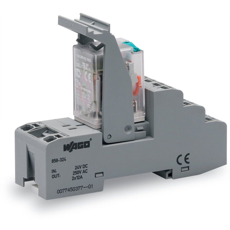 WAGO GmbH & Co. KG - Schaltrelais Relaismodul 858-528 AC 230 V,2W, grau − 5 Stück