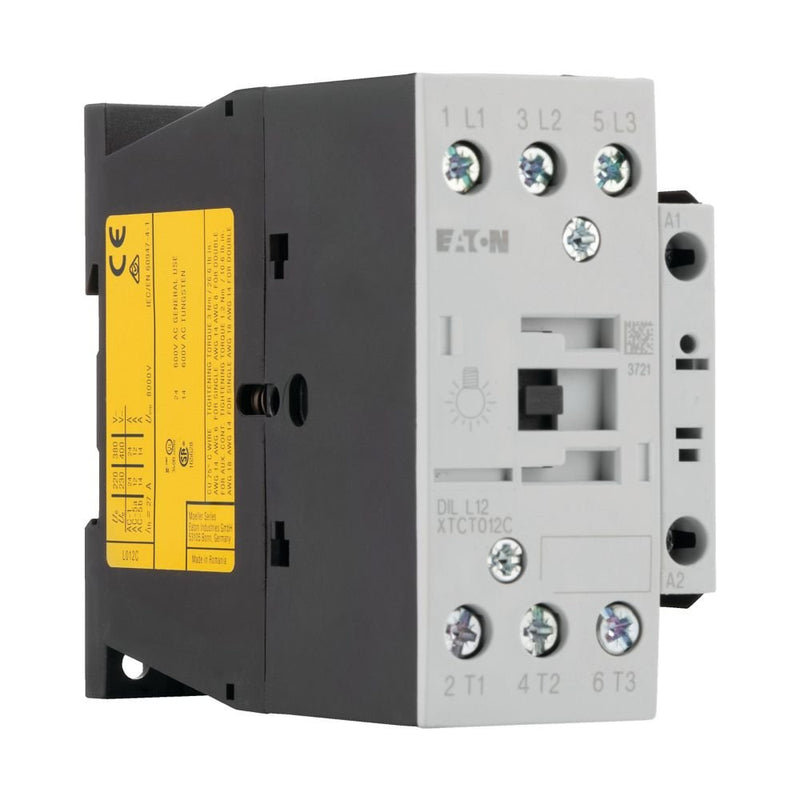 Eaton - Leistungsschütz zum Schalten von Wechselstrom Lampenschütz HQL 12A DILL12 #104402 230V50HZ,240V60HZ
