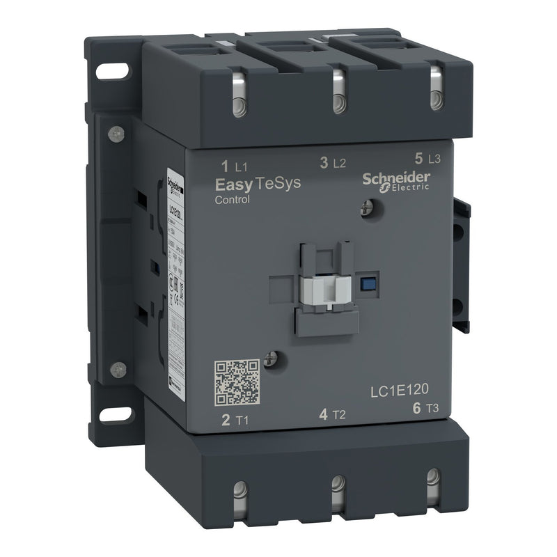 Schneider Electric - Leistungsschütz zum Schalten von Wechselstrom Leistungsschütz Easy TeSys LC1E120M5 3P 120A 220VAC 50Hz