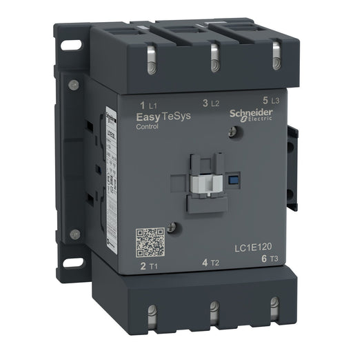 Schneider Electric - Leistungsschütz zum Schalten von Wechselstrom Leistungsschütz Easy TeSys LC1E120M5 3P 120A 220VAC 50Hz