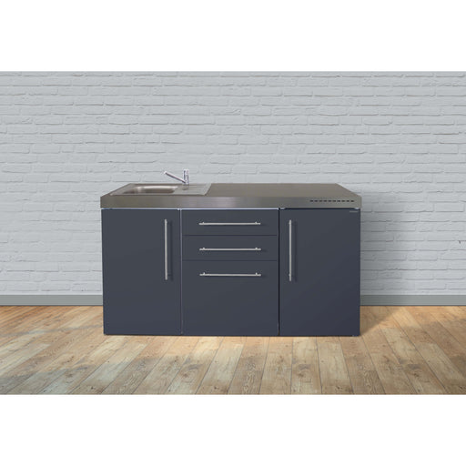 Stengel - Mini-Küche Miniküche Premiumline MPBSG160BOBliS Schiefergrau