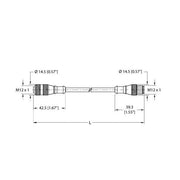 Turck - Konfektioniertes Sensor-Aktor-Kabel Aktuator- u. Sensorleitung RK 4.4T-2-RS 4.4T