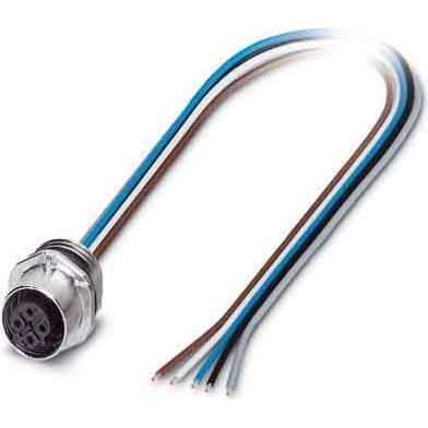 Phoenix Contact - Rundsteckverbinder, feldkonfektionierbar (Industriesteckverbinder) Einbausteckverbinder SACC-E-FSB- #1520000 Sensor-/Aktor-Wandd.