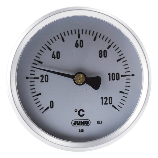 Jumo - Messgerät für Temperatur und Klima Bimetallthermometer Kl.1 80001185 0-120°C, EB-L 200mm