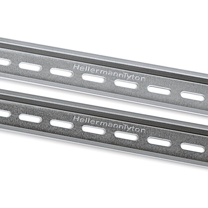HellermannTyton - Tragschiene gelocht DELTA-3F/BV bandverzinkt 40m − 2 Meter