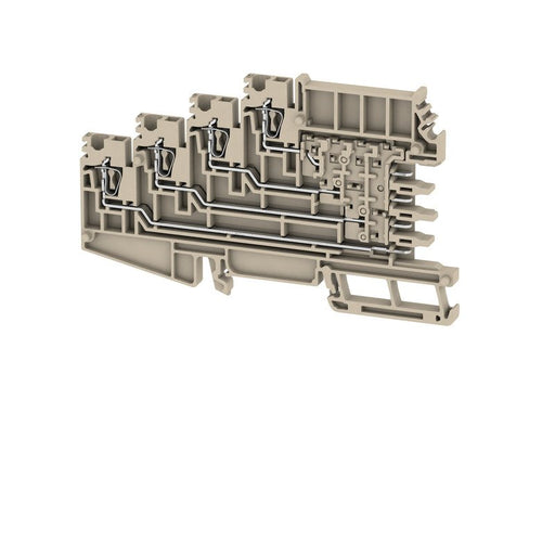 Weidmüller - Durchgangs-Reihenklemme Klemme ZRV 2.5/1 Federanschl.,2.5mm² − 50 Stück