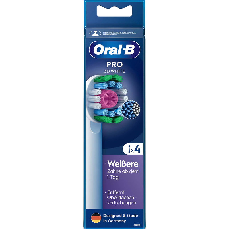 ORAL-B - Zubehör/Ersatzteile für Körperpflegegeräte Aufsteckbürste EB Pro 3D White 4er Mundpflege-Zubehör