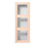 Jung - Aufputzgehäuse für Unterputzgerät Aufputz-Kappe 3fach LC 583 A 228 rose pale (32091)