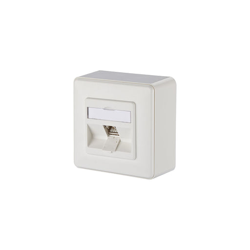 Metz Connect - Kommunikationsanschlussdose Kupfer C6Amodul 1 Port 270 130B12D10002-E MAP reinweiß − 10 Stück