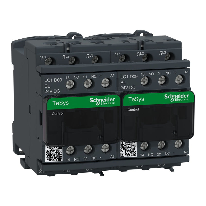 Schneider Electric - Schützkombination Wendeschützkombination LC2D09BLV 4kW/400V/AC3