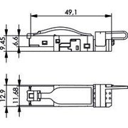 Telegärtner - Modularer Steckverbinder STX RJ45 Stecker 100007453 AWG22-26 Cat.6 sw