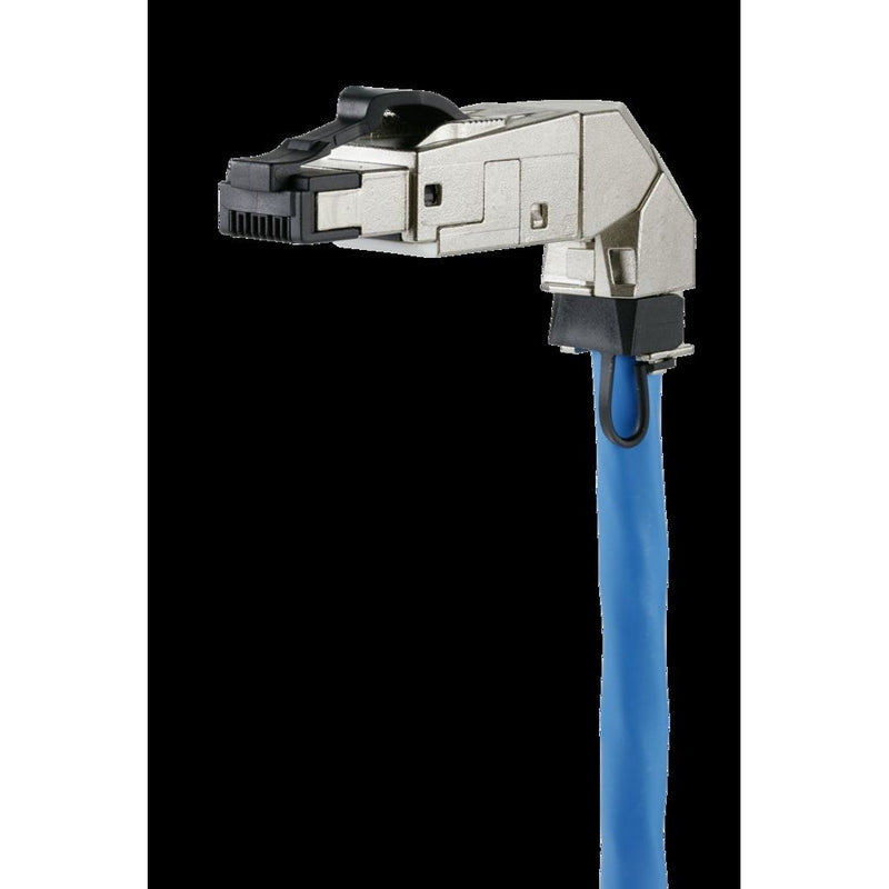 Metz Connect - Modularer Steckverbinder RJ45 Stecker Cat.6A 130E405042-E Kabelzuführ.360 Grad − 1 Stück