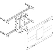 ABN - Verteilerfeld für Installationsverteiler ESPRO-Modul MF22151 flach BxH:500x300mm