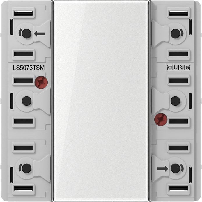 Jung - Bussystem-Tastsensor KNX Tastsensor-Modul LS 5073 TSM Standard, 3fach − 1 Stück