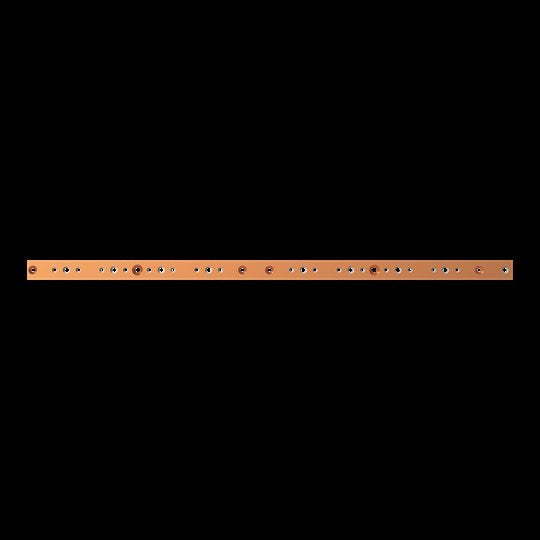 Striebel&John - Sammelschiene Kupferschiene lose ZX2528 40x10mm, L:1024mm