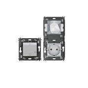 Legrand (BT) - Bussystem-Systemschnittstelle/Medien-Gateway Gateway + Steckdose Bticino NT4501C u. Masterswitch
