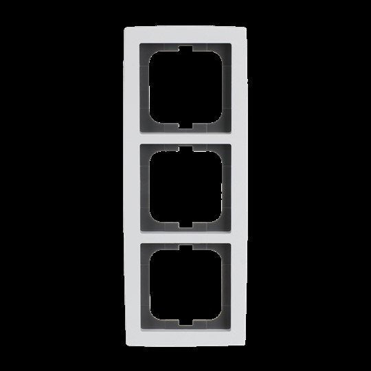 Busch-Jaeger - Abdeckrahmen Rahmen 3-fach 1723-84 studioweiß, solo  − 1 Stück
