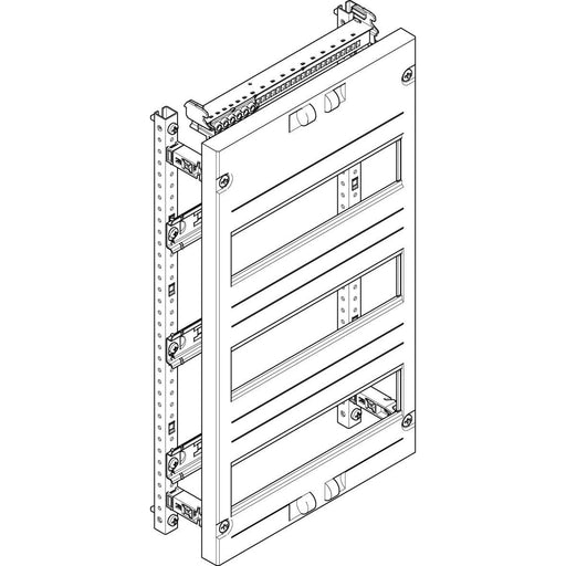 ABN - Verteilerfeld für Installationsverteiler Verteilerfeld MFK13R 1x3-reih, N+PE