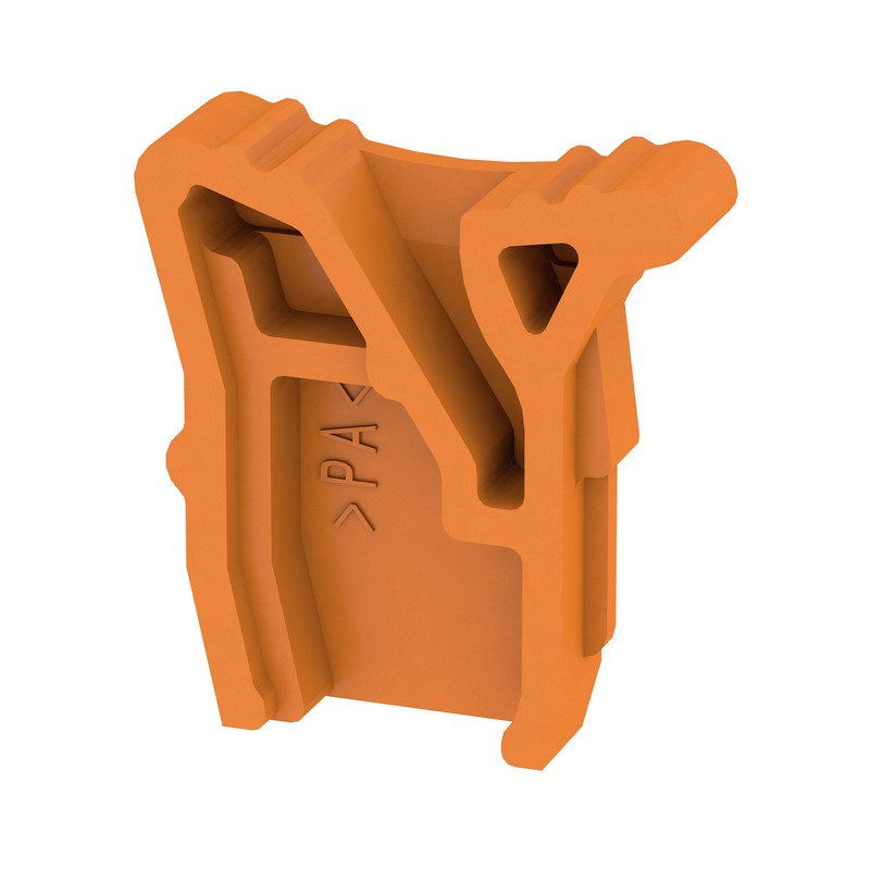 Weidmüller - Zubehör/Ersatzteile für Klemmen Abdeckung APGPC 1.5 Wemid, orange − 50 Stück