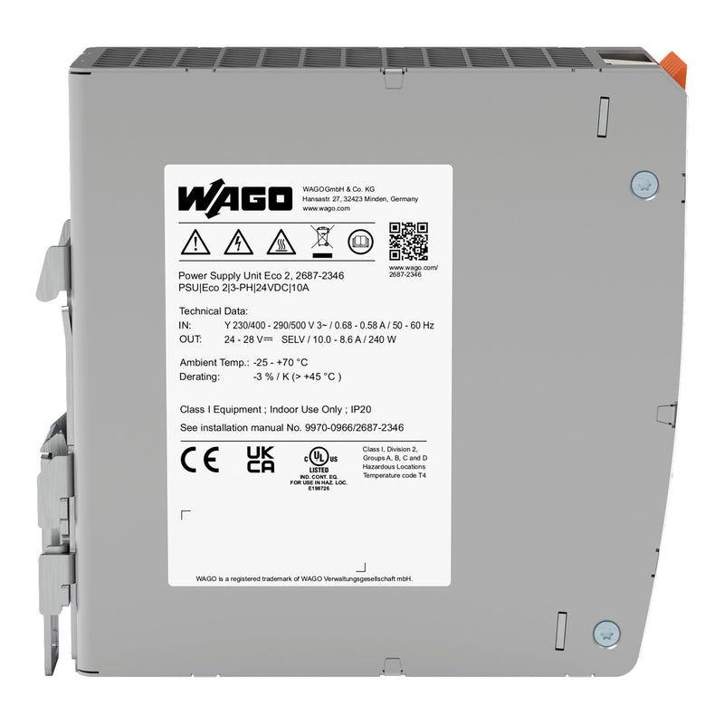 WAGO - Gleichstromversorgung Netzgerät 2687-2346 Eco 2,3-phasig