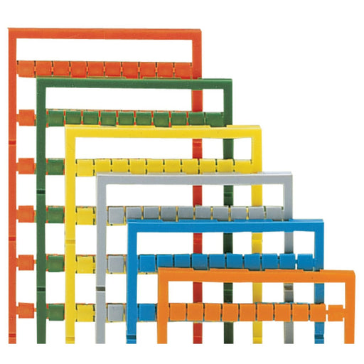 WAGO - Klemmenmarkierung Mini-WSB-Schnellbeschrift. 248-505/000-024 waagerecht 31-40 vio − 5 Stück