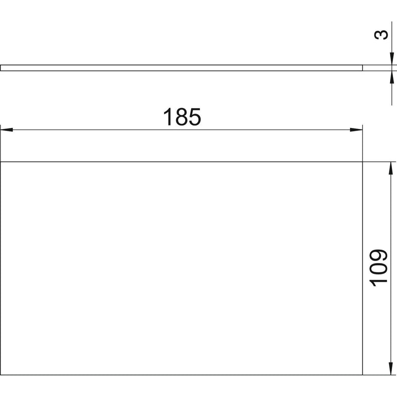 OBO Bettermann - Montagedeckel für Zugdose Blinddeckel DUG B 2 f. GES2 in Montaged