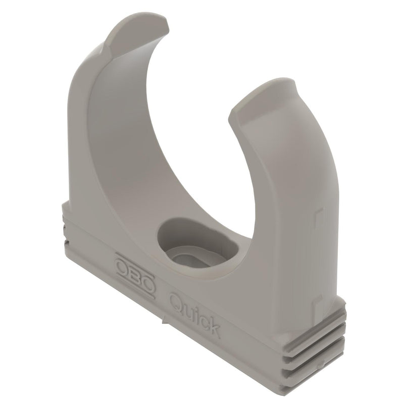 OBO Bettermann - Rohrschelle Quick-Schelle 2955 F M40 STGR flammwidrig − 50 Stück