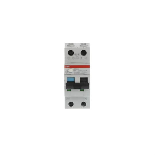 ABB Stotz S&J - Kombination FI-Schalter/Leitungsschutzschalter FI/LS-Schalter DS201A-C2/0,3 6kA, 1p+N