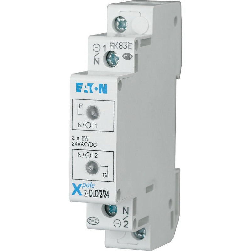Eaton - Leuchtmelder Reiheneinbau Doppelleuchte Z-UDL24 24AC/DC, rot/grün