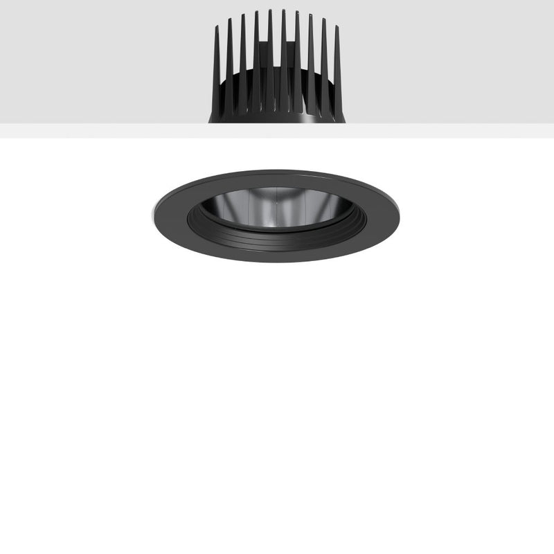 RZB - Downlight/Strahler/Flutlicht LED-Einbaudownlight 901766.003.3 935, schwarz