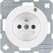 Berker - Steckdose pows/gl 6765092089 m.Schutzkontaktstift