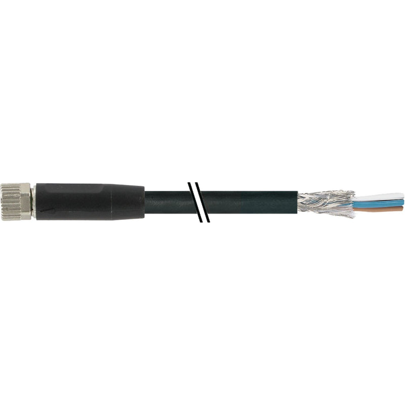 Murrelektronik - Rundsteckverbinder, feldkonfektionierbar (Industriesteckverbinder) M8 Buchse gerundet 7000-08761-6411500