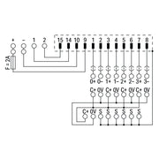 WAGO - Übergabemodul 704-8012 Sub-Min-D