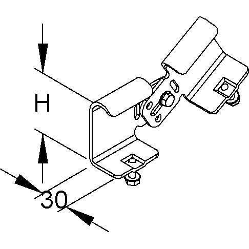Niedax - Verbinder für Kabeltragsystem Gelenkverbinder KRUV 60 F