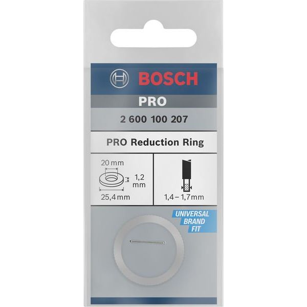 Bosch - Systemzubehör für Sägen (Akku/elektrisch/Druckluft) Reduzierring für PRO 2600100207 Kreissägeblatt 25.4
