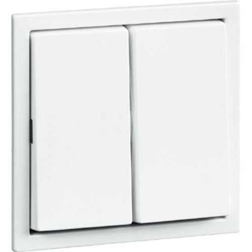 Peha - Abdeckung/Bedienelement für Installationsschalterprogramme Wippe D 20.545.702 alu/lack