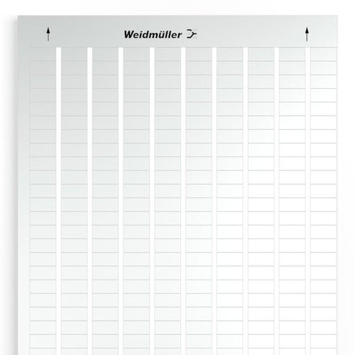 Weidmüller - Kennzeichnungsmaterial Gerätemarkierer LM MT300 17X9 SI − 10 Stück