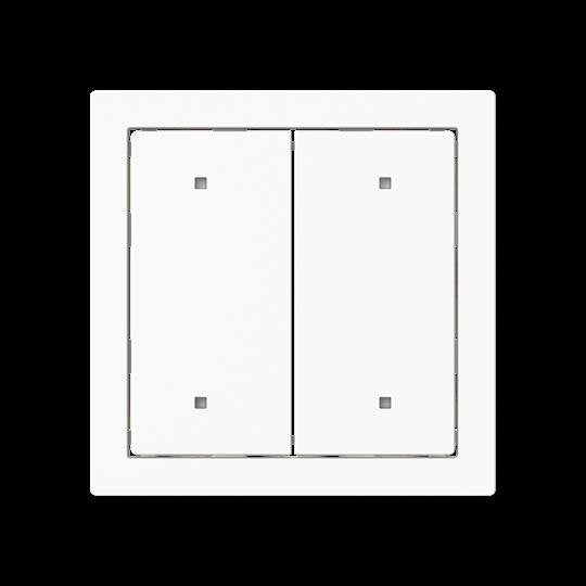 Busch-Jaeger - Abdeckung/Bedienelement für Installationsschalterprogramme Wippe für Elektroniktaster 2570-20-44M 2-fach